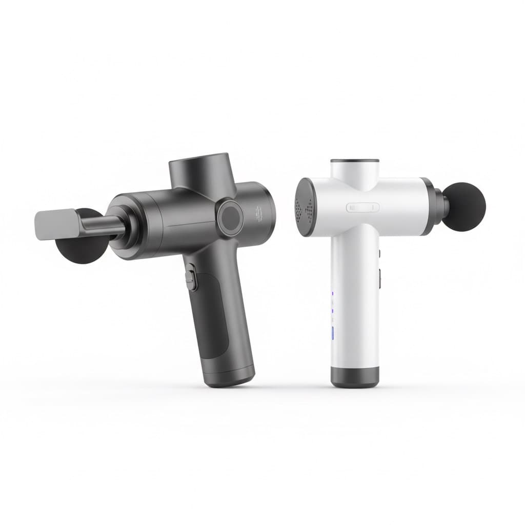 Comparaison de pistolets de massage
